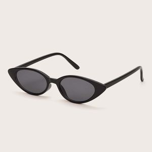 cat eye black sunglasses